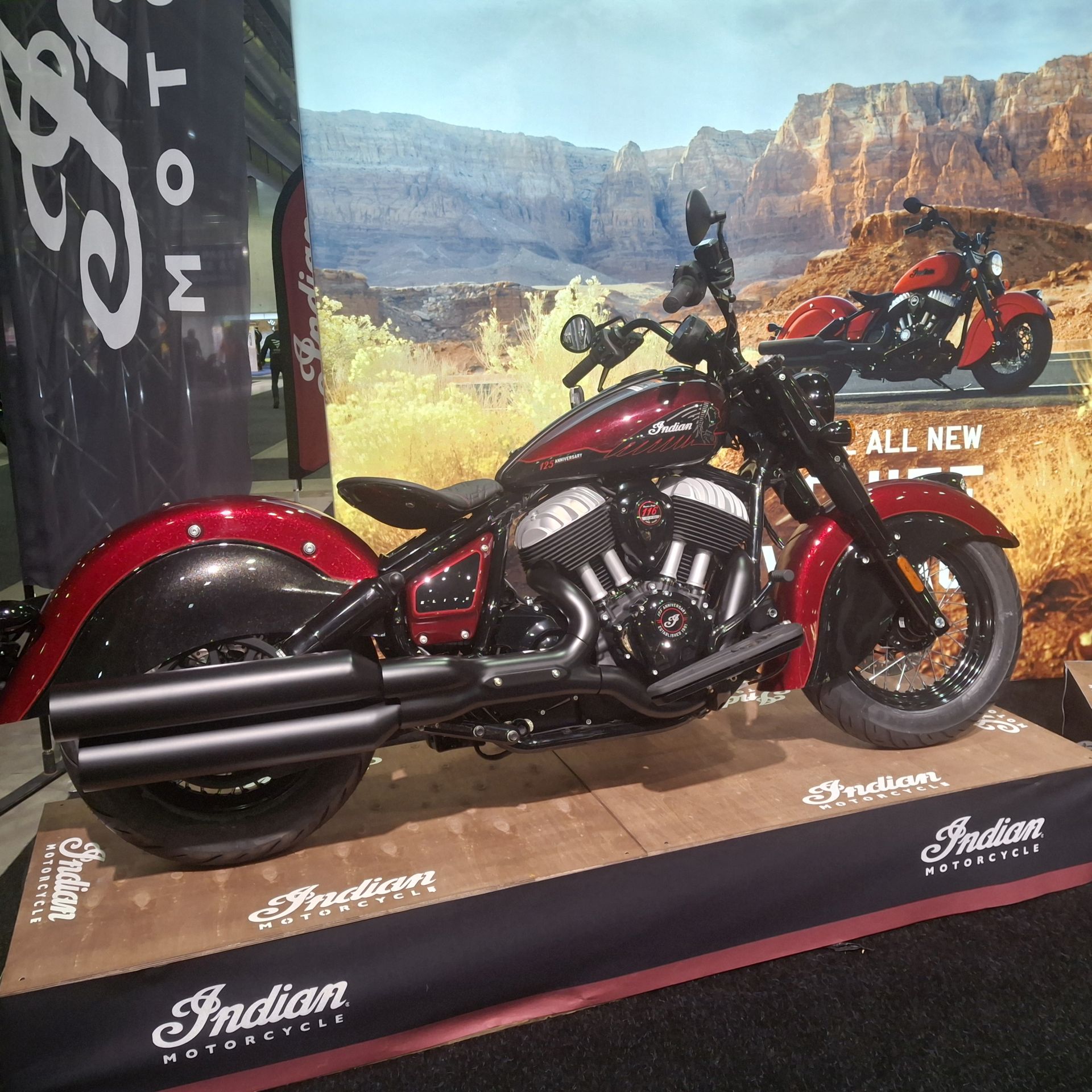 Indian feiret 125-års jubileet på MC-messen